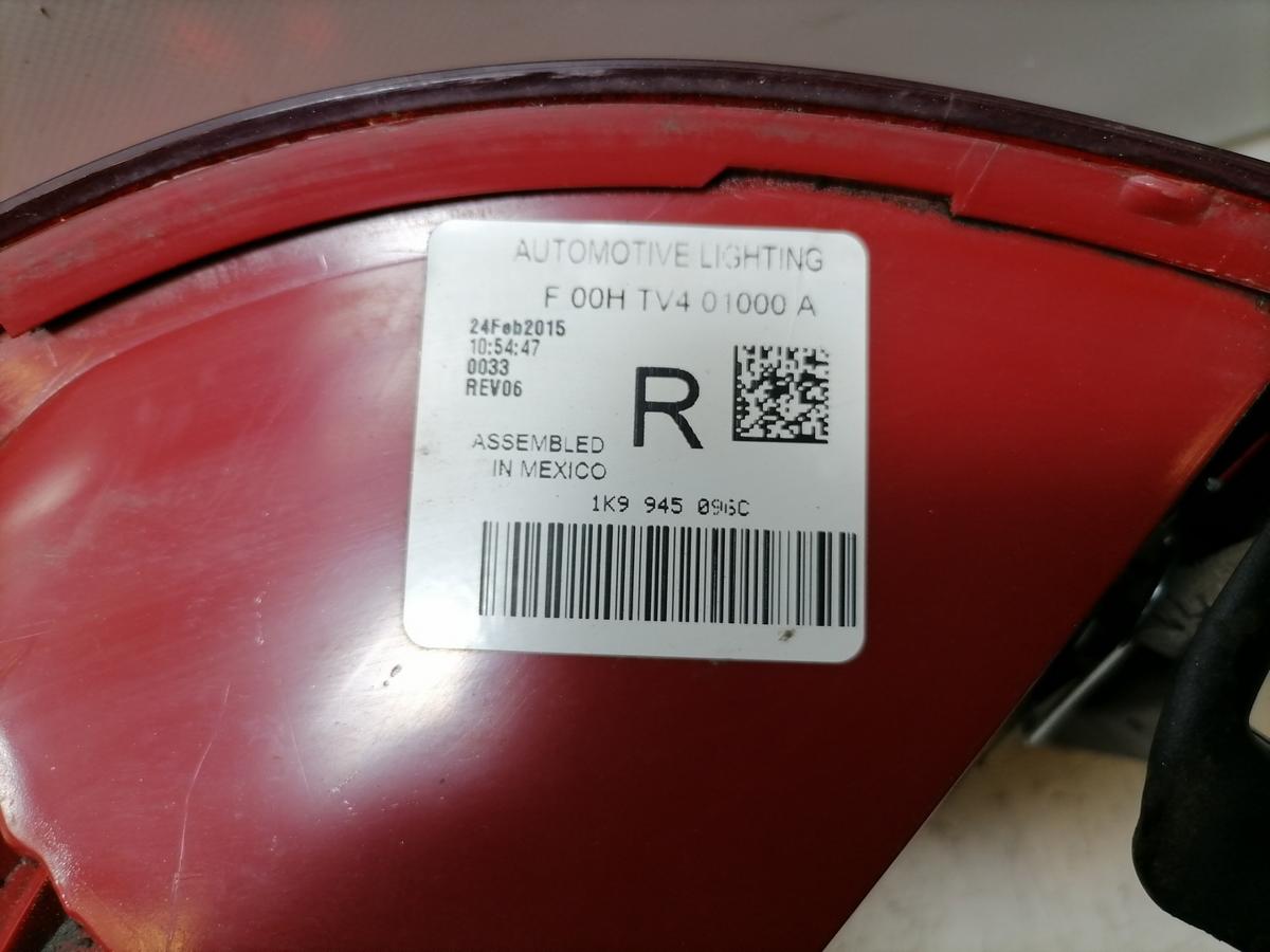VW Golf 5 original R&uuml;cklicht R&uuml;ckleuchte Schlussleuchte rechts Kombi Variant Bj.2009